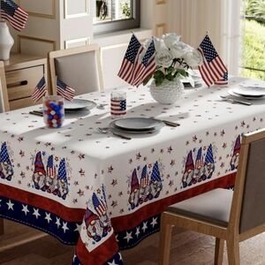 Patriotic Gnome Tablecloth- NWT